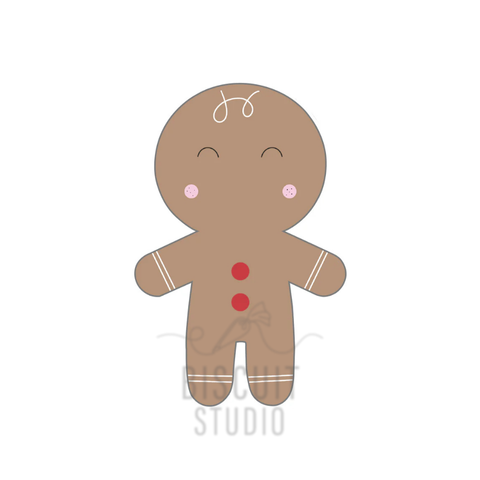 Tall Gingerbread Man Cookie Cutter