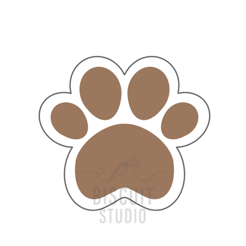 Dog Paw Cookie Cutter