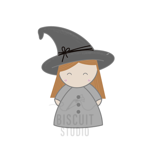 Standing witch Cookie Cutter