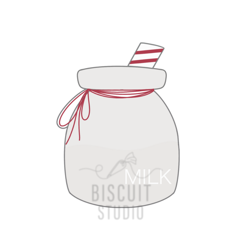 Milk bottle Cookie Cutter