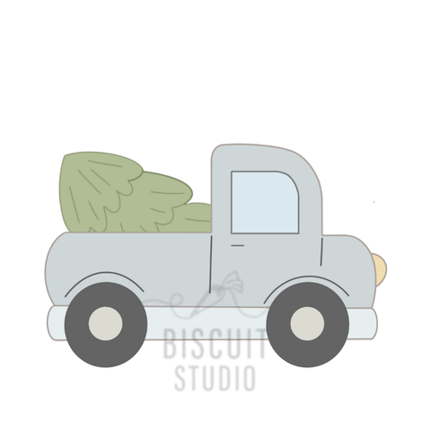 Truck with tree Cookie Cutter