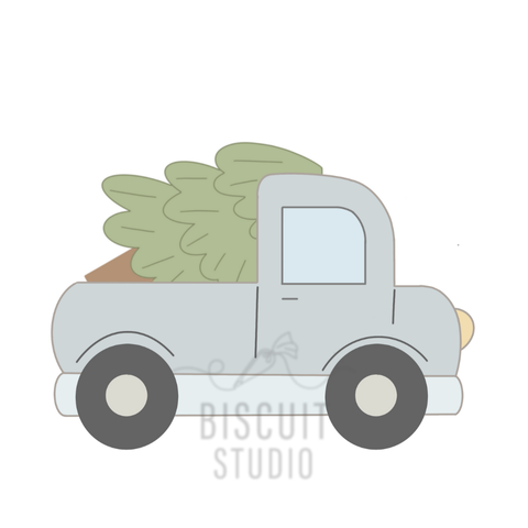Truck with tree V2 Cookie Cutter