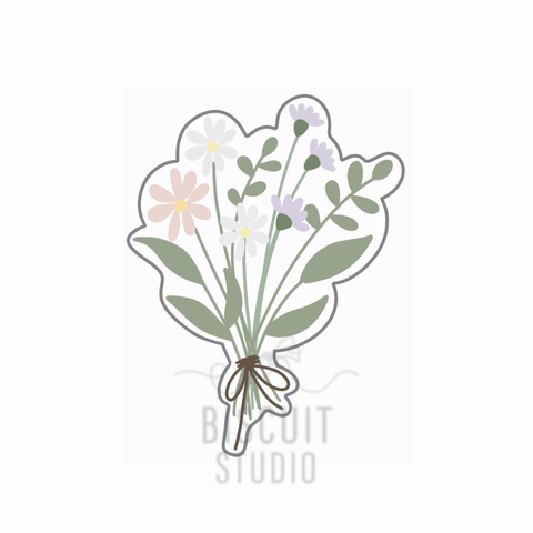 Wildflower bunch V1 Cookie Cutter