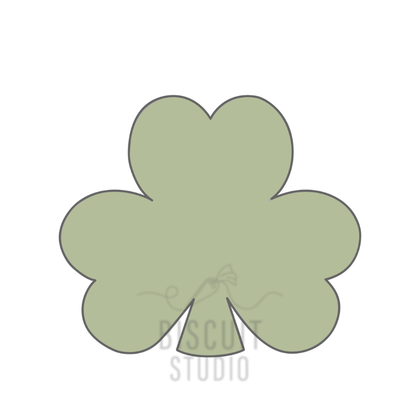 3 leaf clover Cookie Cutter – food safe PLA cookie cutter by Biscuit Studio