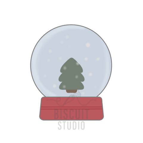 Round Snow Globe Cookie Cutter