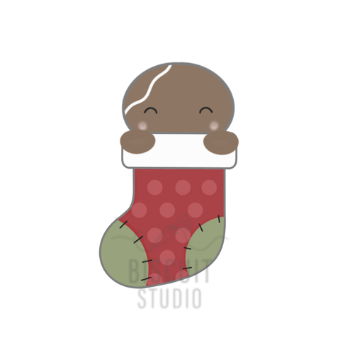 Gingerbread Man Stocking Cookie Cutter
