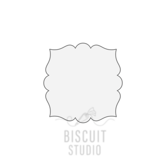 Lilly Plaque Cookie Cutter