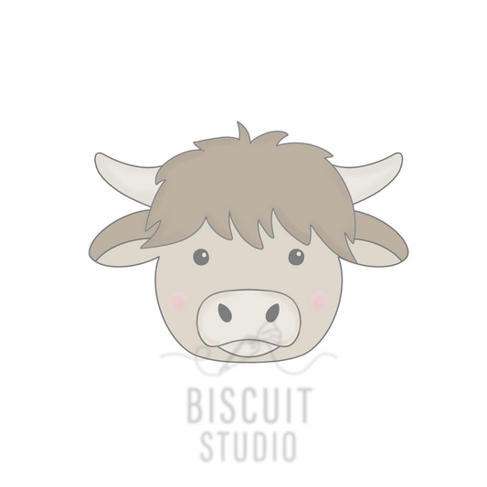 Highland cow Cookie Cutter