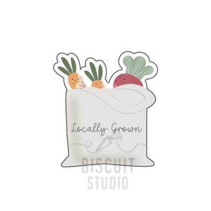 Bag of veg cookie cutter