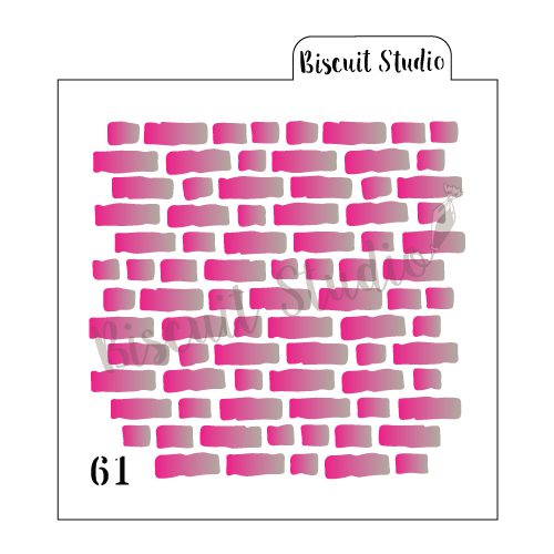 Bricks Background cookie stencil