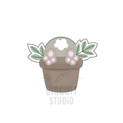 Cross With Foliage Cookie Cutter design by Biscuit Studio