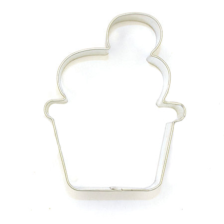 Treat Boutique - Cactus in pot, round cookie cutter