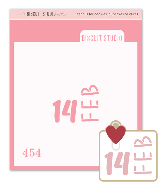 Valentine calendar stencil cutter set