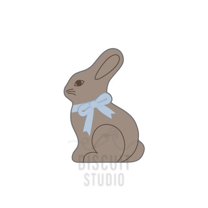 Chocolate Bunny Cookie Cutter design by Biscuit Studio