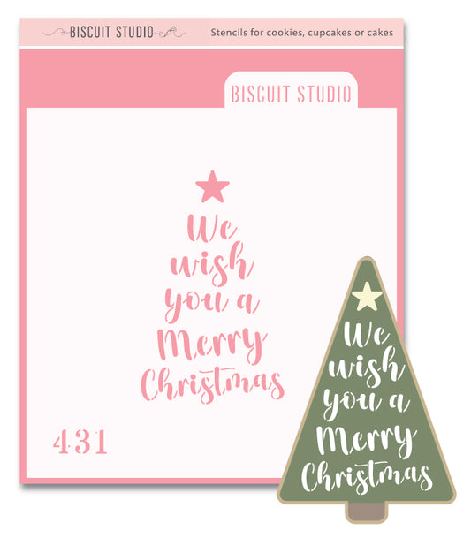 Christmas tree Cutter & Stencil Set
