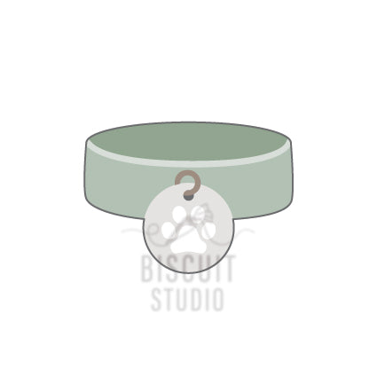 Dog Collar cookie cutter