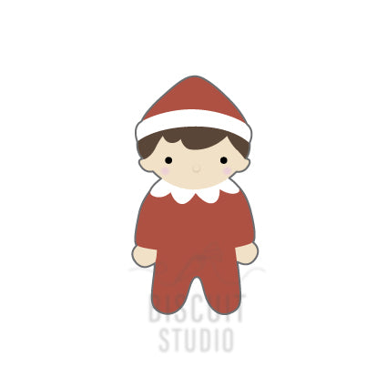 Christmas elf cutter by Biscuit Studio