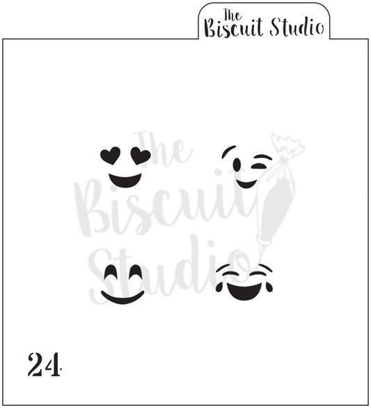 Emoji cookie stencil