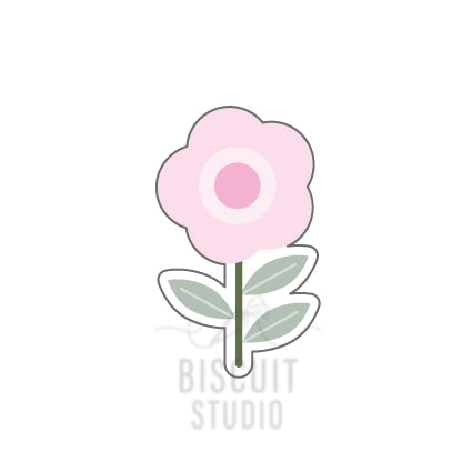 Spring flower cookie cutter