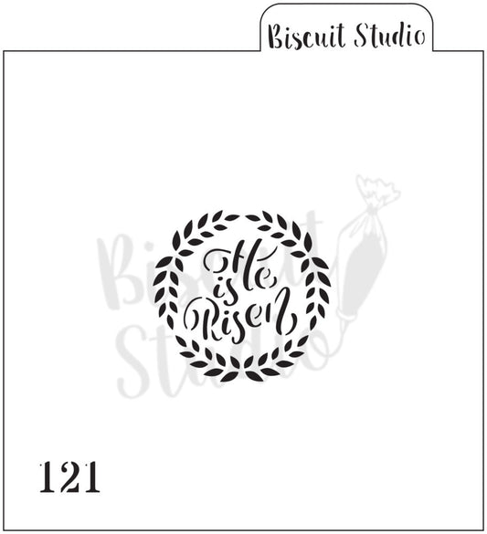 He is risen cookie stencil
