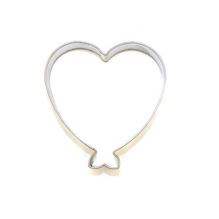 Heart balloon cookie cutter