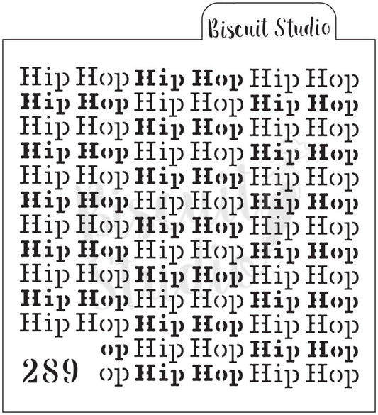 Hip Hop background cookie stencil