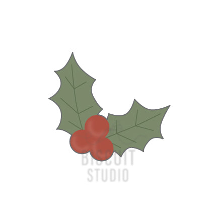 Holly Cookie Cutter