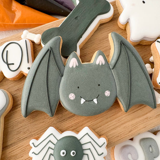 Cute bat cookie cutter