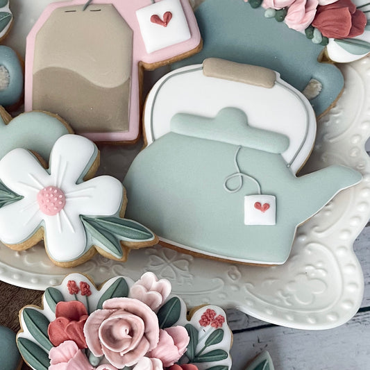 Tea pot cookie cutter