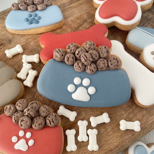 Dog bowl cookie cutter