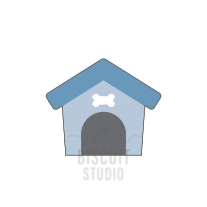 Dog Kennel cookie cutter