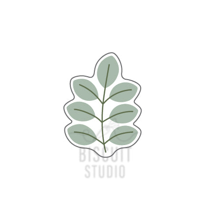 7 leaf branch Cookie Cutter