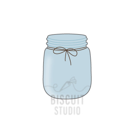 Mason jar cookie cutter