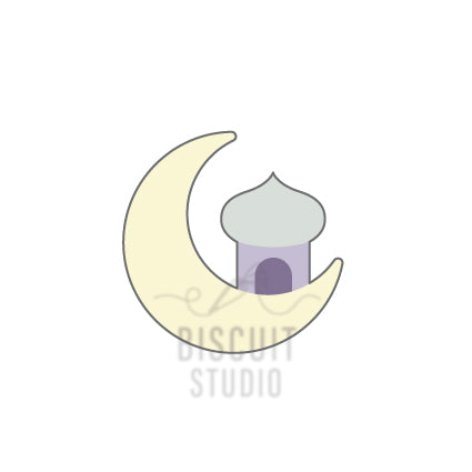 Moon & Mosque Cookie Cutter