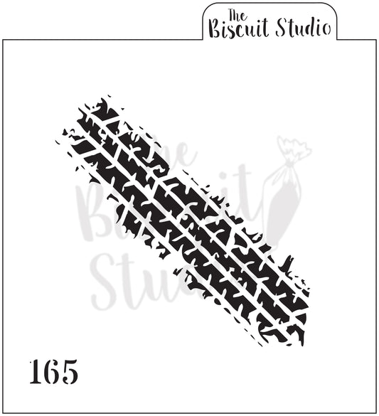 Off road tyre Mark cookie stencil