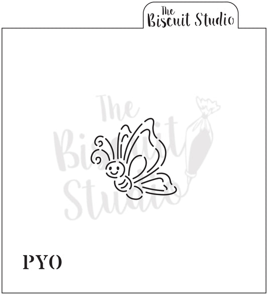 *PYO butterfly cookie stencil