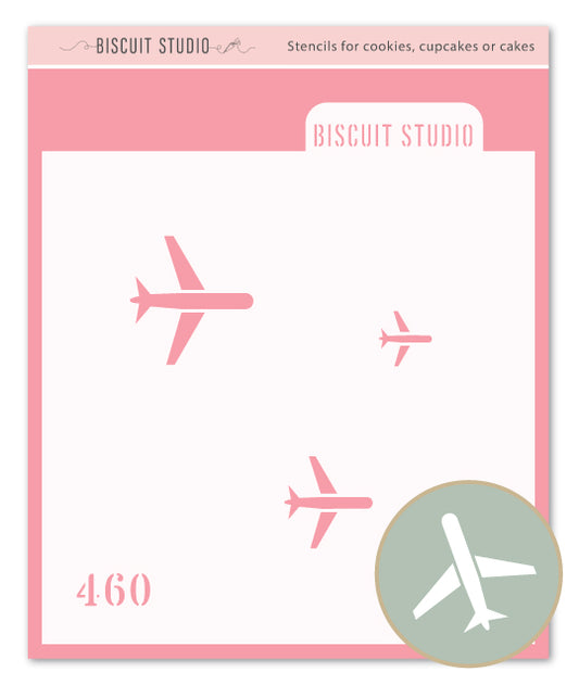 Plane Cookie Stencil