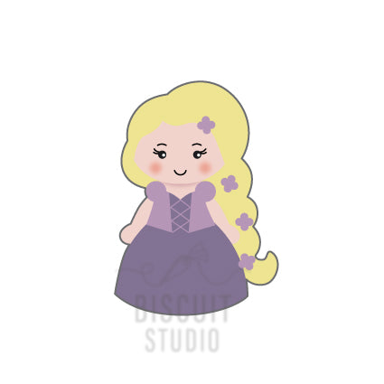 Princess cookie cutter by Biscuit Studio