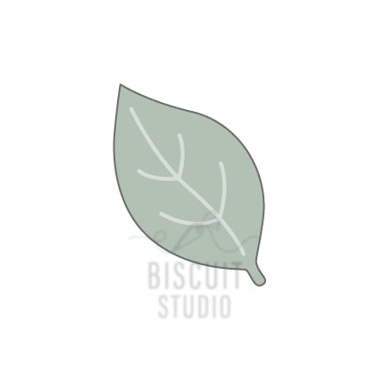 Round leaf Cookie Cutter