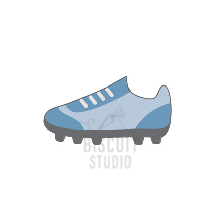 Rugby boot Cookie Cutter – food safe PLA cookie cutter by Biscuit Studio