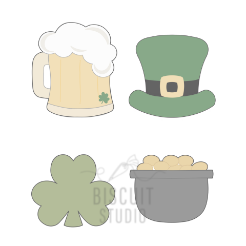 Mini Irish Cookie Cutter Set