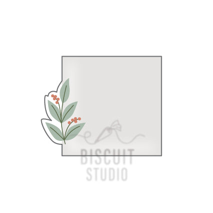 Square with leaves cutter