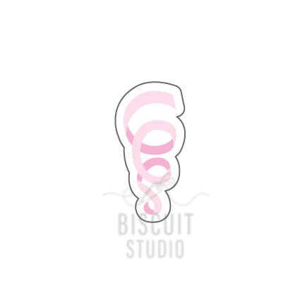 Streamer cookie cutter