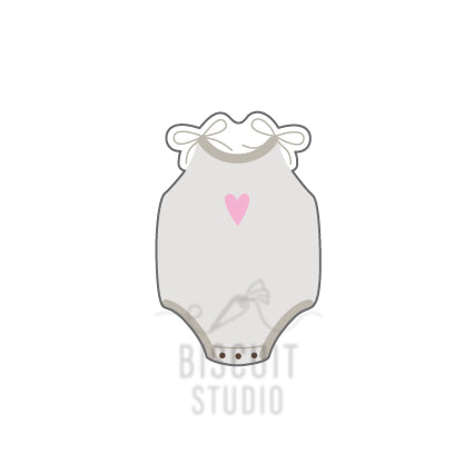 Baby grow with ties Cookie Cutter