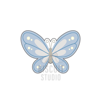 Butterfly V2 Cookie Cutter – food safe PLA cookie cutter by Biscuit Studio