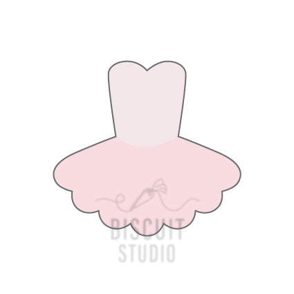 Ballet tutu Cookie Cutter