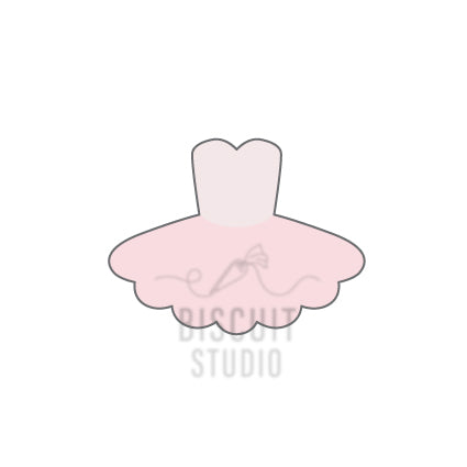 Ballet tutu Cookie Cutter