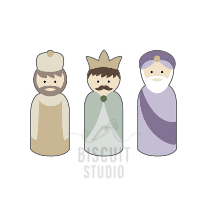 3 Wisemen Cookie Cutter set of 3