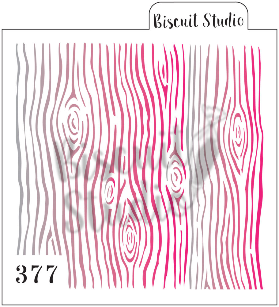 *Wood texture cookie stencil