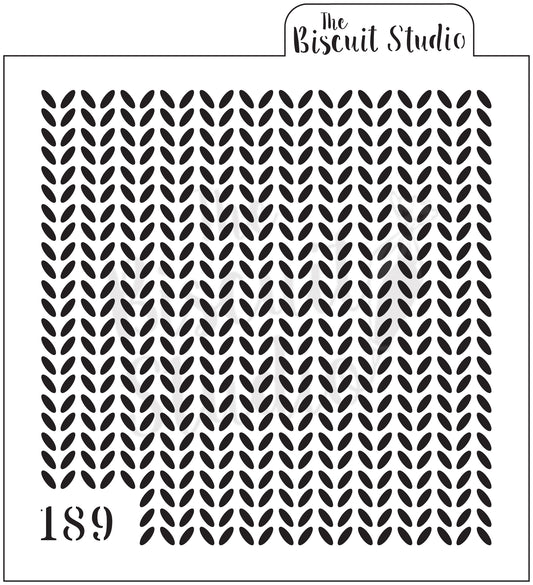 Wool texture cookie stencil